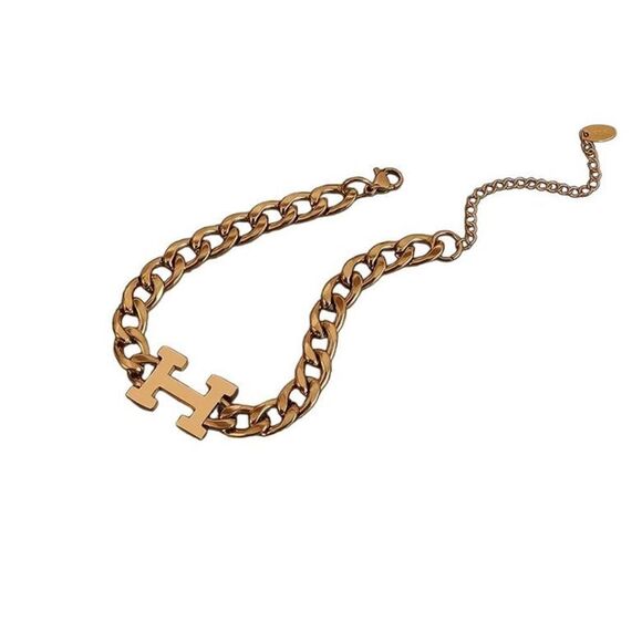 Fashion chain letter H titanium steel bracelet - Picture 2 of 4